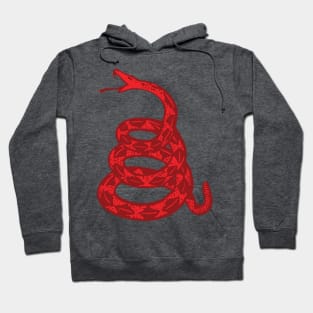 Grassless Red Gadsden Snake Hoodie